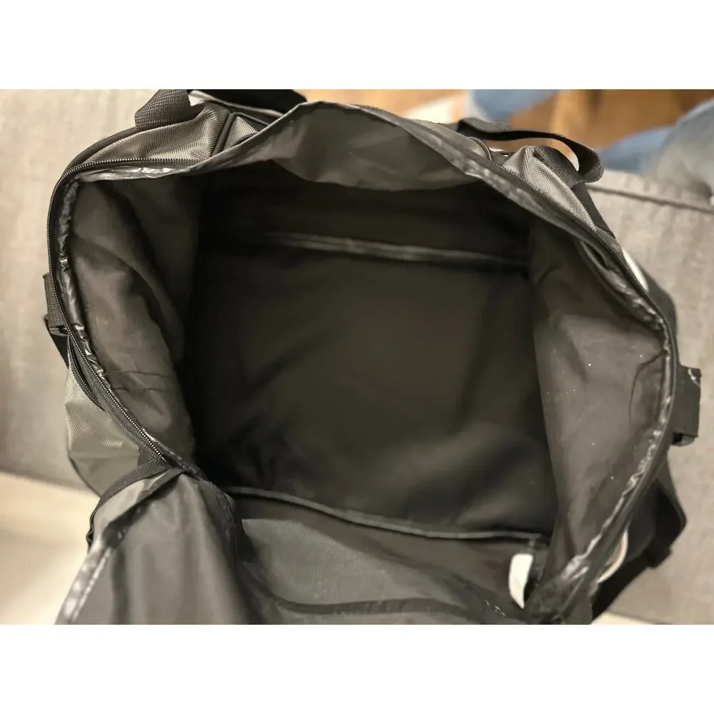 RARE Citigroup Smith Barney Bankers Tote Travel Gym Bag Duffel Black Grey
